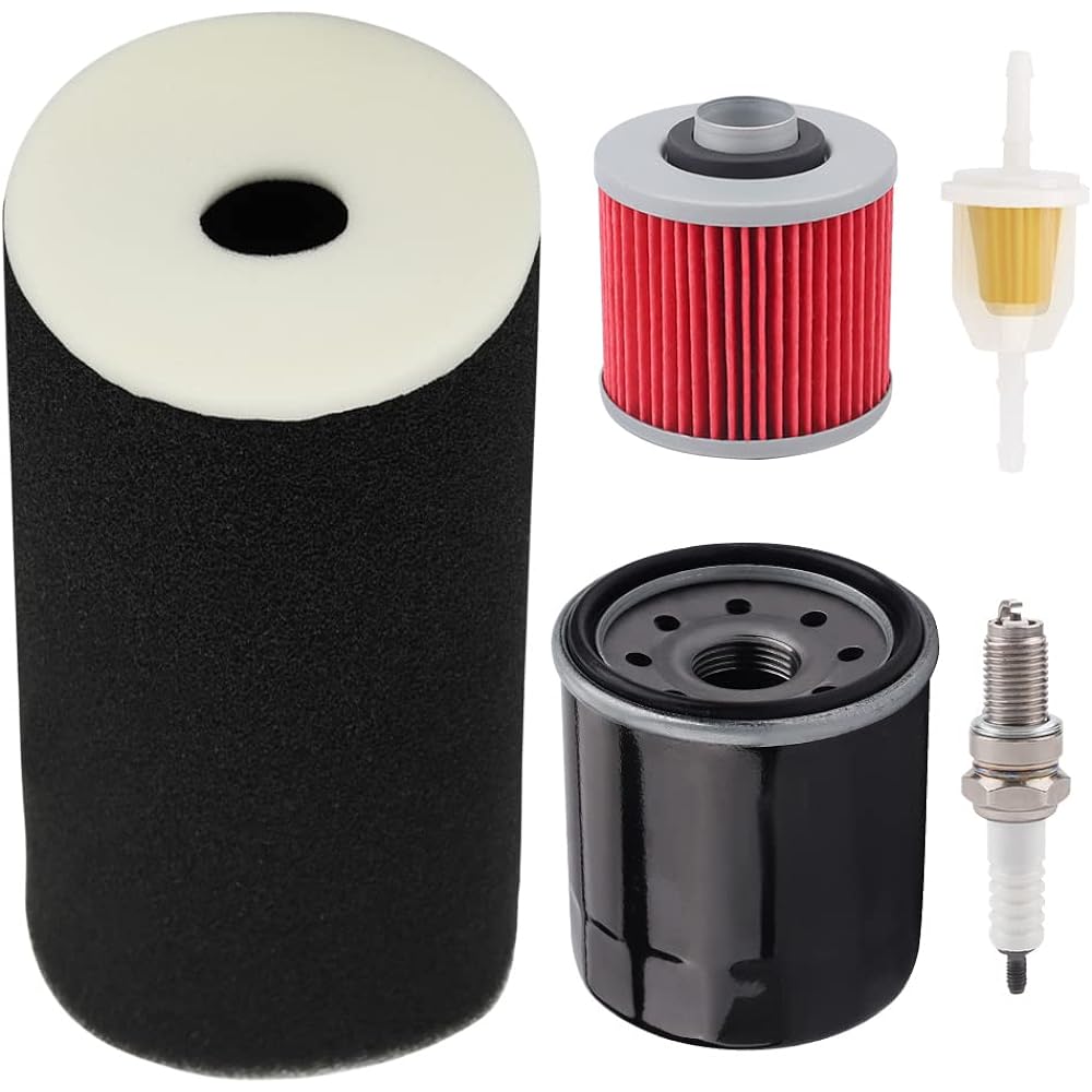 AloneGoer 1UY-14451-00-00 Grizzly 350 660 Air Filter HF303 HF145 Oil Filter DPR8EA-9 Spark Plug for Yamaha ATV Warrior YFM350 Grizzly 660 600 Raptor 350 Wolverine YFM35 Models