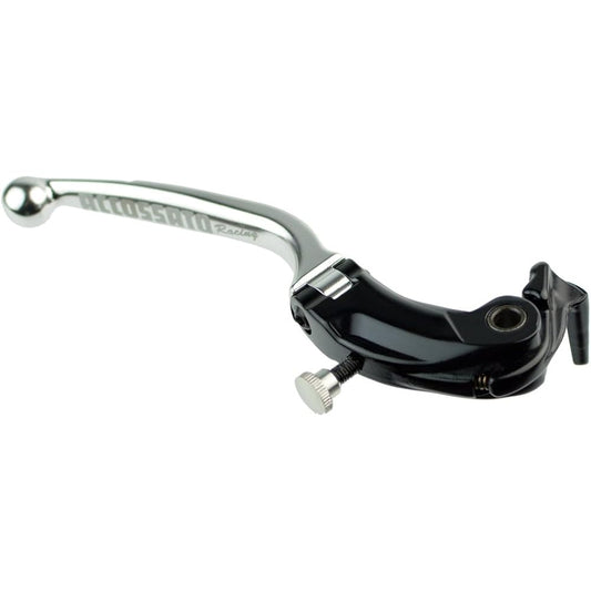 ACCOSATO Folding Brake Lever Model: LV018 Nissin Radial Master KAWASAKI Genuine Type Silver