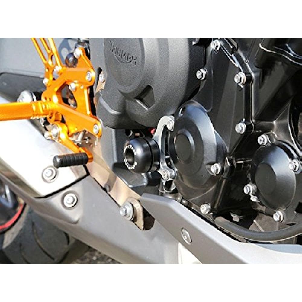 BABY FACE Engine Slider Right Duracon Resin Black STREET TRIPLE 675 [Street Triple] (13-)006-ST010R