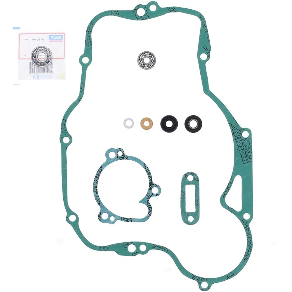 ATHENA PARTS Water pump gasket kit with bearing Kawasaki KX 250 1994-1998 Black