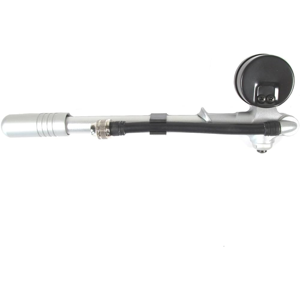 Hill Country Customs 60 PSI Air Shock Pump Metal Handle For Harley Davidson Rear Suspension -HC -AP