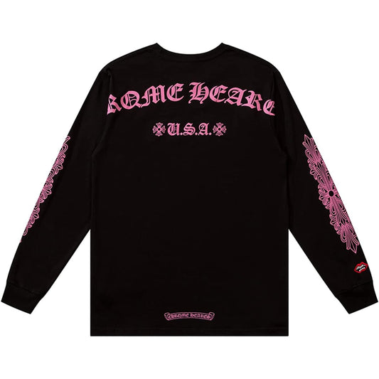 [JKRO] mattyboy Mattyboy Sweatshirt Long Sleeve Logo Long T Sanskrit Sword Print Long Sleeve Unix Jersey Round Neck Knit Parka Long Sleeve [Parallel Import]