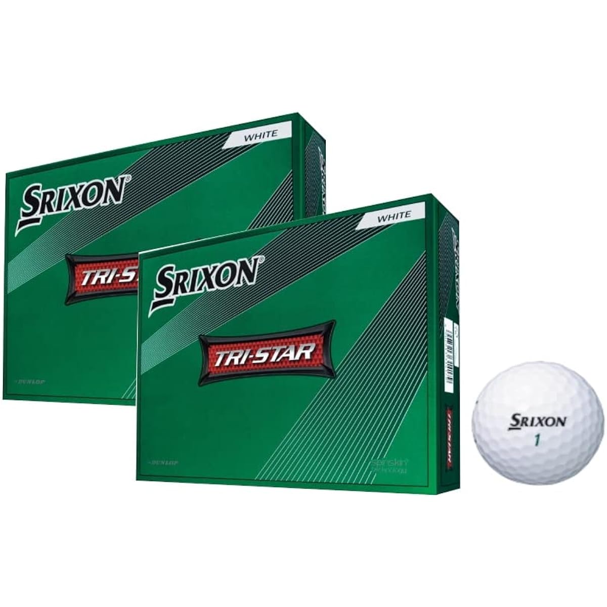 [2 dozen] DUNLOP golf balls SRIXON TRI STAR 2022 model with bonus
