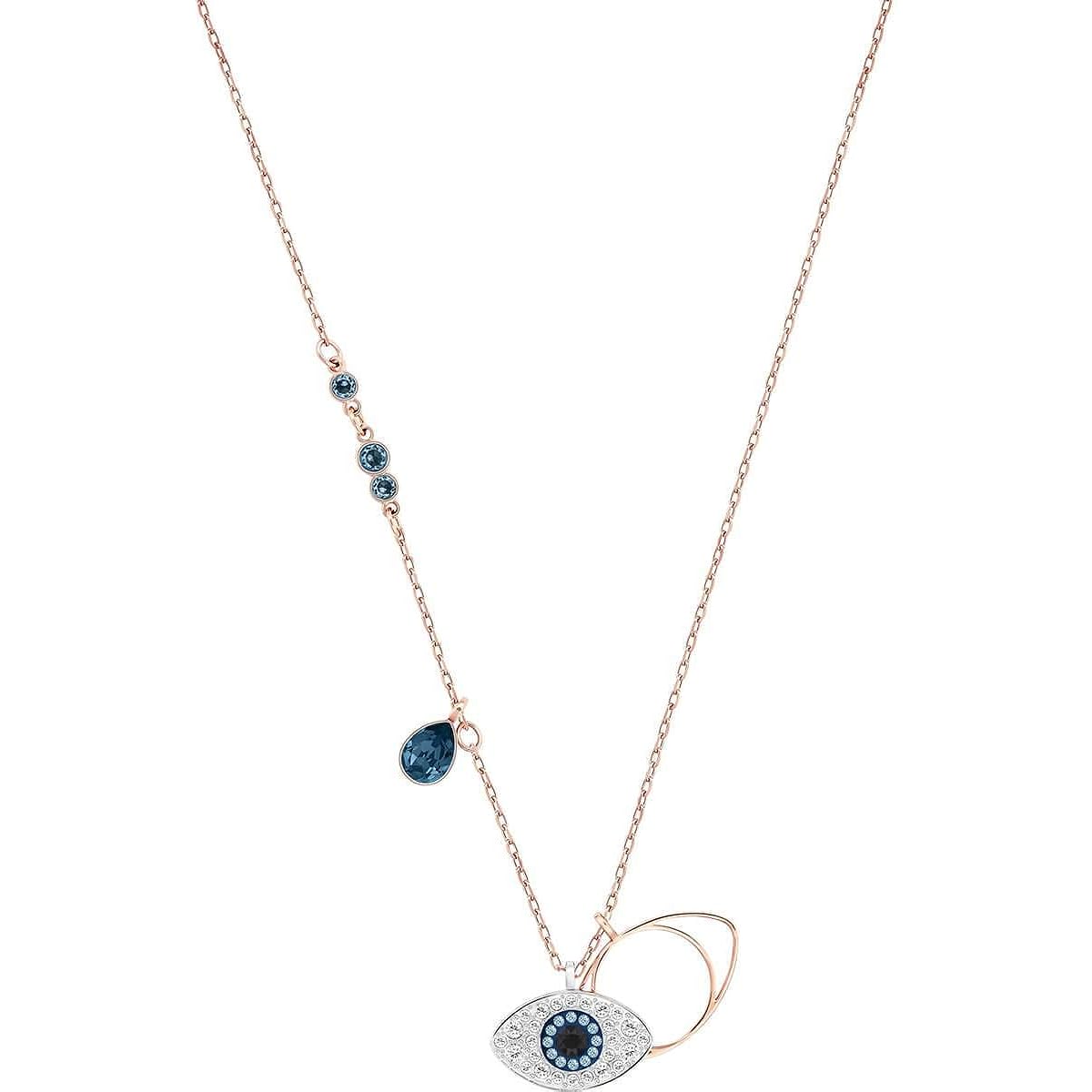 Swarovski Duo Evil Eye Pendant
