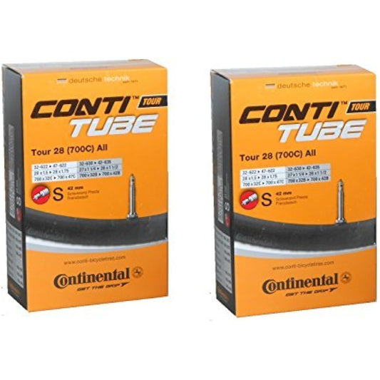 Set of 2 Continental Continental Tour28 All 700×32/47c Tube Presta Valve 32-622/47-622 (Valve Length 60mm) [Parallel Import]