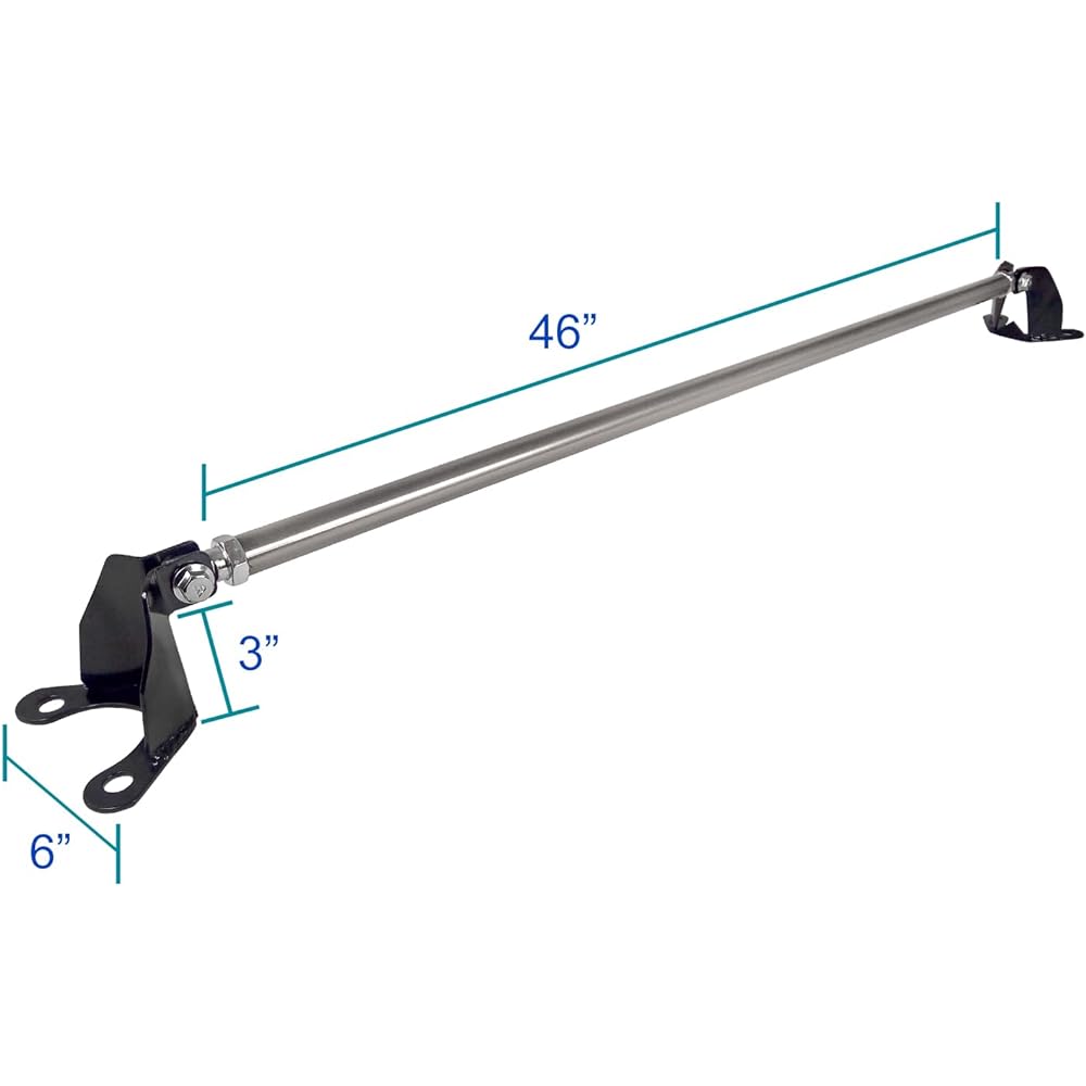 SPEC-D TUNING SBR-CV92 Honda Civic EX DX LX DEL SOL SOL ACURA Integra Rear Upper Strut Bar