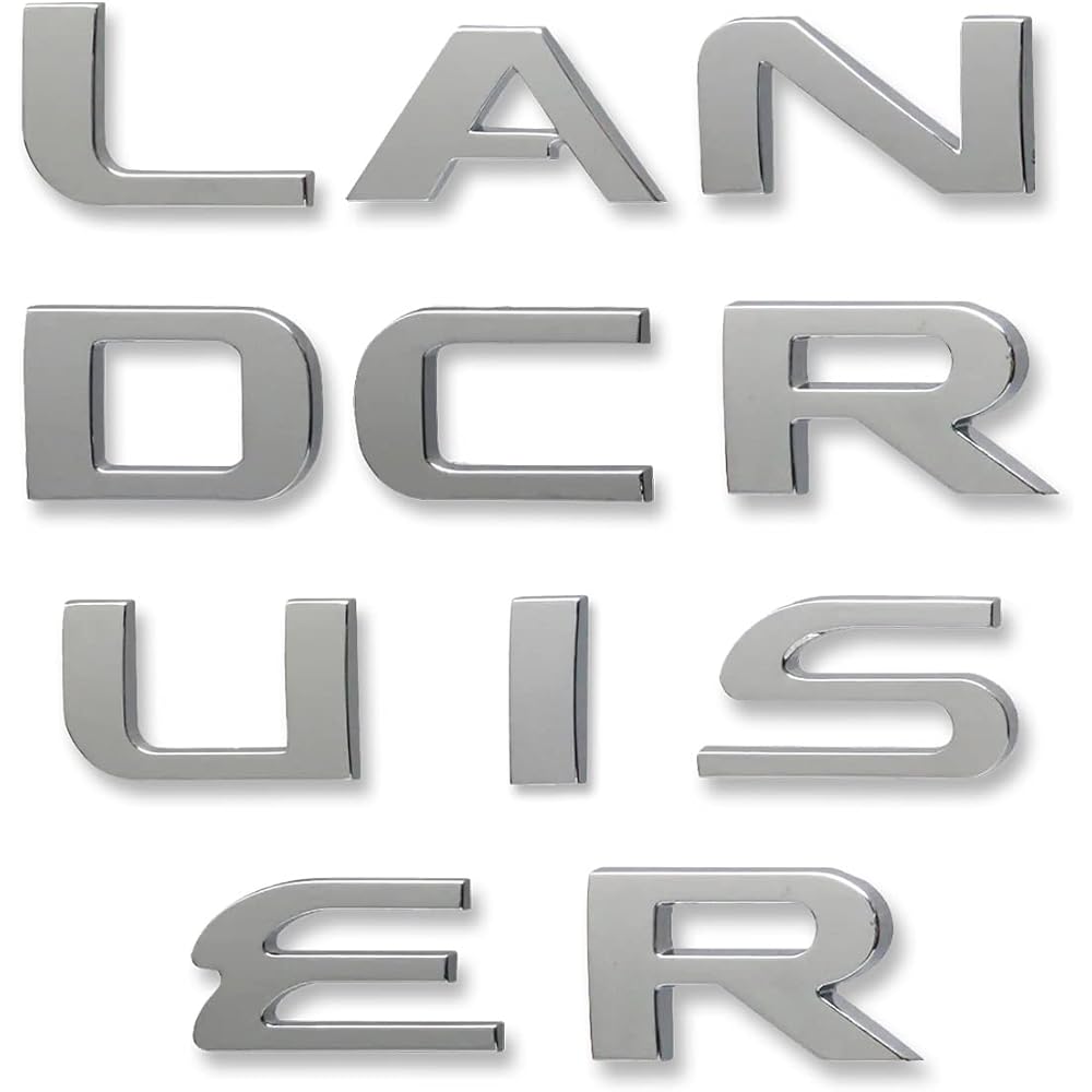 [AWESOME] LANDCRUISER Land Cruiser Prado 150 series custom logo emblem (chrome plated)