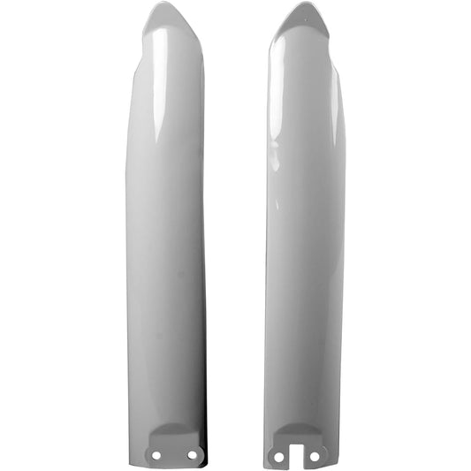 Policeport fork Guard White Kawasaki KX125 KX250 95-03