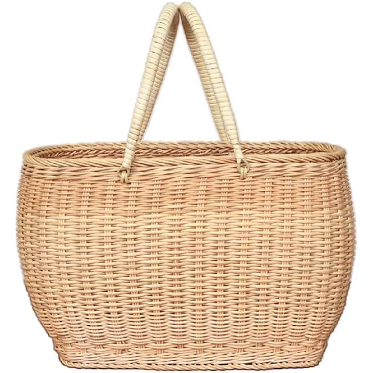 Matsunoya rattan shopping basket
