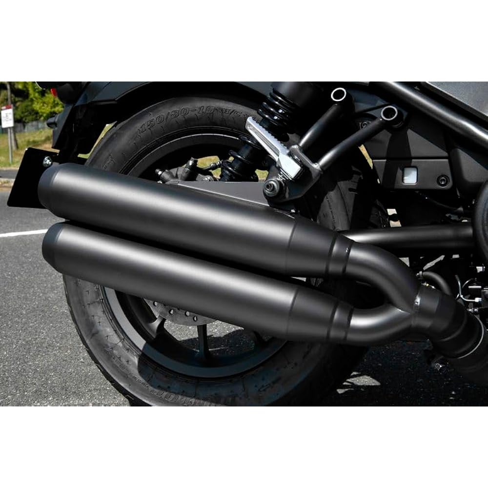 Beams Power Header W Government Certified Matte Black Version Slip-on Rebel 250 8BK-MC49 G1016-23-001