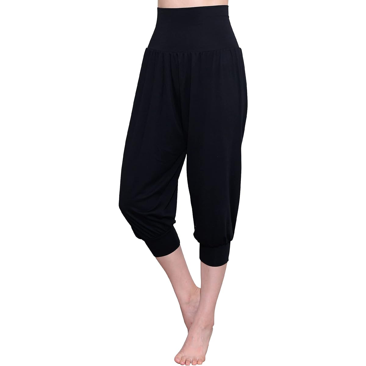 [Ko'a] Yoga Wear Sarouel Pants Women's Stretch High Waist Bottoms Fitness UV Protection Japanese Standard Product