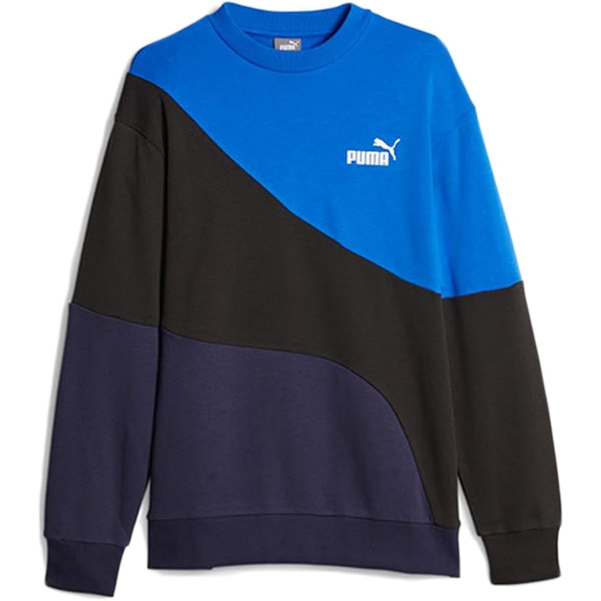 [PUMA] Fleece Trainer POWER Cat Crew Sweatshirt TR 678372 Men's