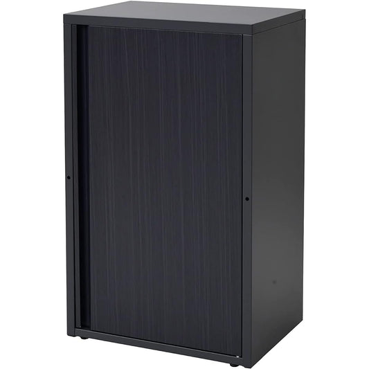 Gardenmaster Foldea Balcony Storage, Small Storage, Outdoor, Slim Stocker, Comes with 2 Shelves, Right Opening, Left Opening, Adjustable, Adjustable Adjustable, Black WKS487