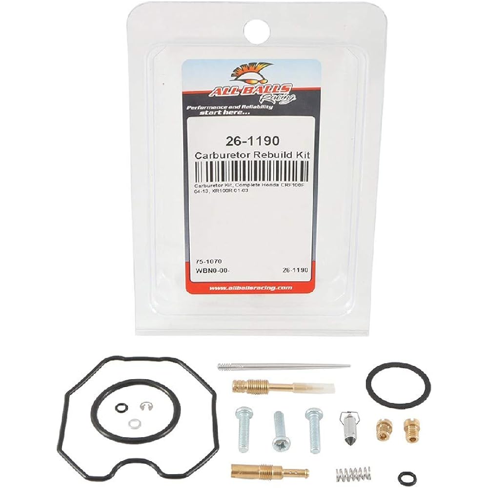 All Balls 26-1190 Carburetor Repair Kit (26-1190 Honda CRF100F 2004-2013)
