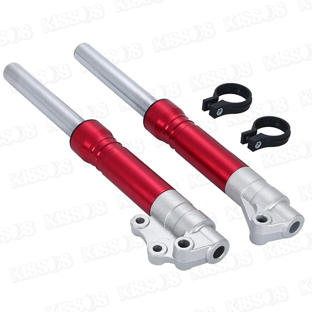 Front Fork Left Right Set External Product Jog JOG 50 90 Bike General Purpose (Red)