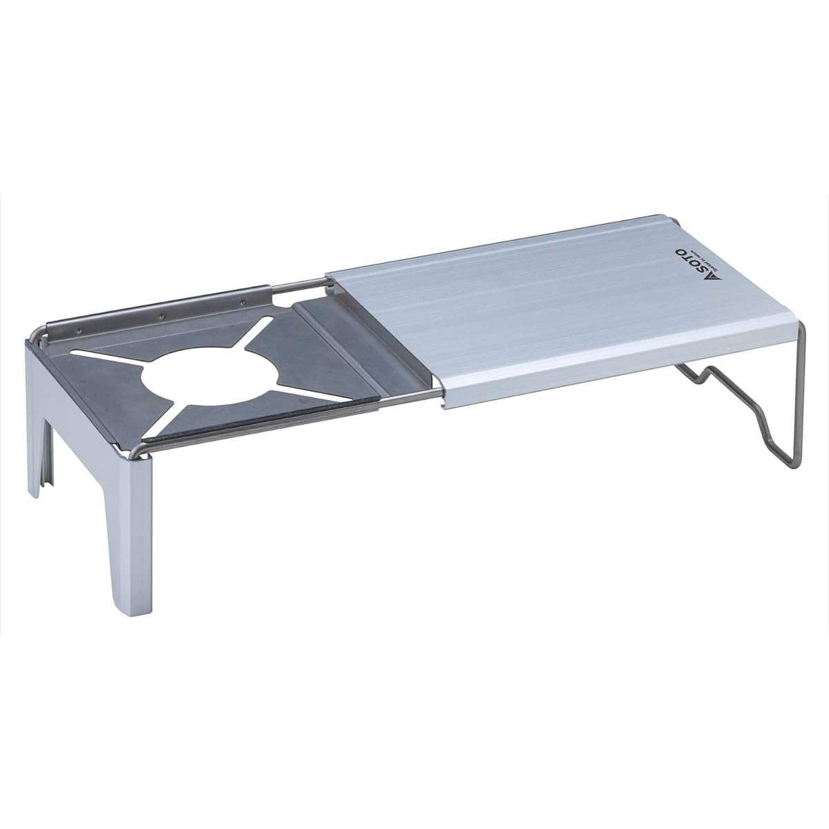 SOTO Minimal Work Top ST-3107 Silver Body size: Width 37.6 x Depth 15.3 x Height 9.5 cm