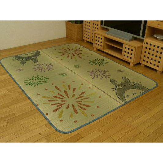 Totoro Ikehiko Rush Rug Carpet 3 Tatami Domestic Made "Hanabi" Approx. 176 x 230cm