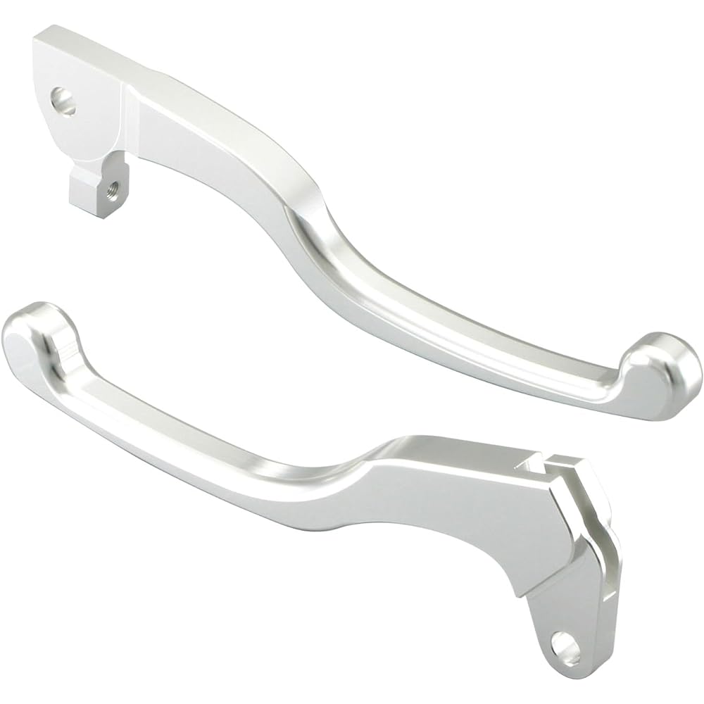 KITACO Short Reach Lever Drag Star 250/SR400 Left and Right 1 Set Silver 525-0750200