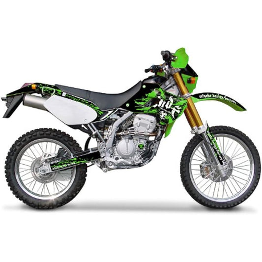 MDF Graphic Kit Complete Set Bloody Model Lime Green KLX250(98-04) MKLX2-C-GR-ALL