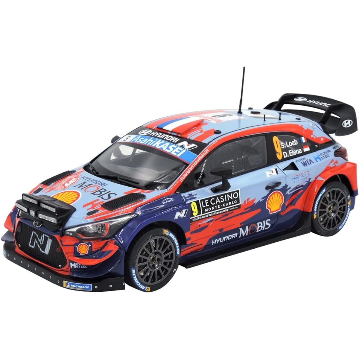 Platz Belkit 1/24 Hyundai i20 Coupe WRC 2020 Monte Carlo Rally Winner Plastic Model BEL021