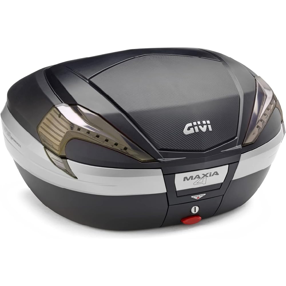 GIVI Motorcycle Rear Box Monokey 56L MAXIA4 Series V56NNT Carbon Style Panel Smoke Lens 92358