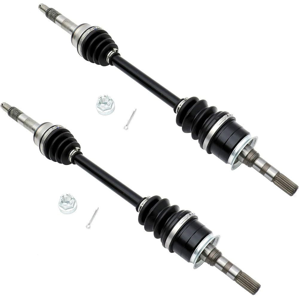 FKG Front Left and Right 59266-0034, 39158-1102 CV Axle 1998-2002 Kawasaki Mule 2510, 2001-2008 Kawasaki Mule 3010, 2009-2019 Kawasaki Mule 4010, Set of 2