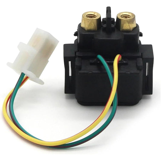 Solenoid Relay Motorcycle Starter Relay Solenoid for Yama & Ha YFM 125 GB GD GT GV GW GX GY Grizzly AE02W 350 XS Warrior 3GD YN 100 Neos SB041