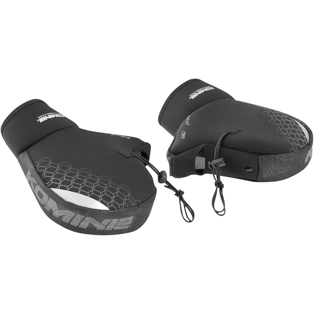 Komine Air Through Handle Cover for Motorcycles Black Free AK-349 13006