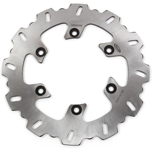 Arashi Rear Brake Disc Rotor Compatible with Yamaha TDM850 1991-2001 / TRX850 1995-2000 / TDM900 2002-2014 Motorcycle Replacement Accessories Silver