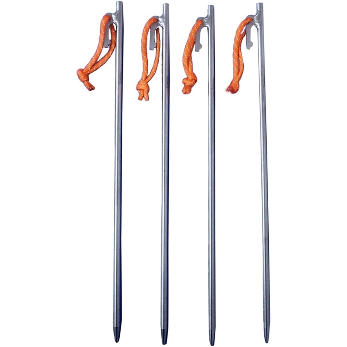 Lynx cabin titanium pegs 30cm 4 pieces 300mm tent pegs titanium pegs pegs pegs hanging nails tent peg tent net tent stakes