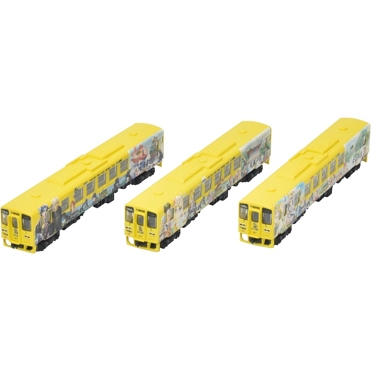 TOMYTEC Railway Collection Iron Collection JR Kiha125 Romancing Saga Train 3-Car Set B Diorama Supplies