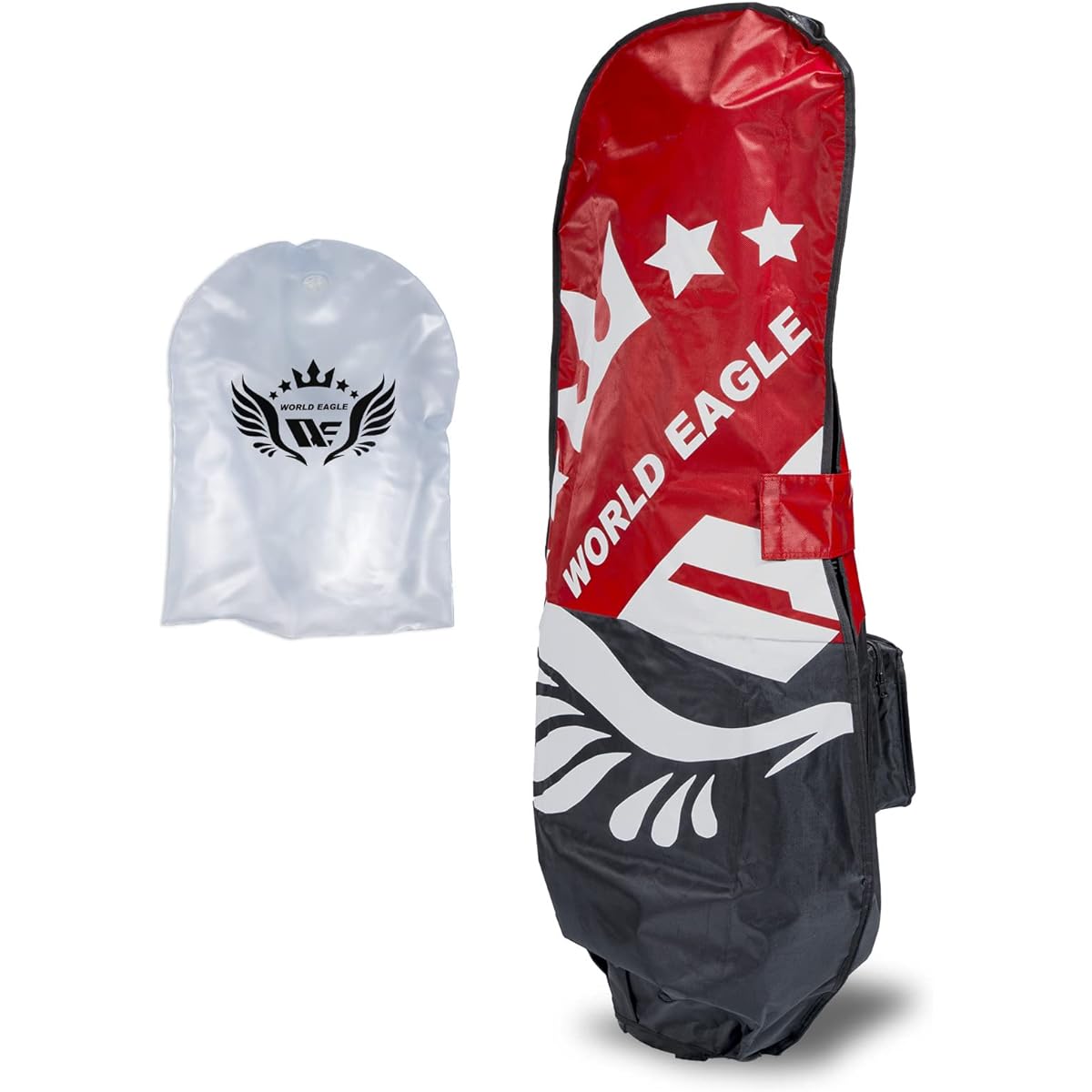 WORLD EAGLE HiTC-VG Travel Cover Heavy Duty with Safety Air Cushion Red