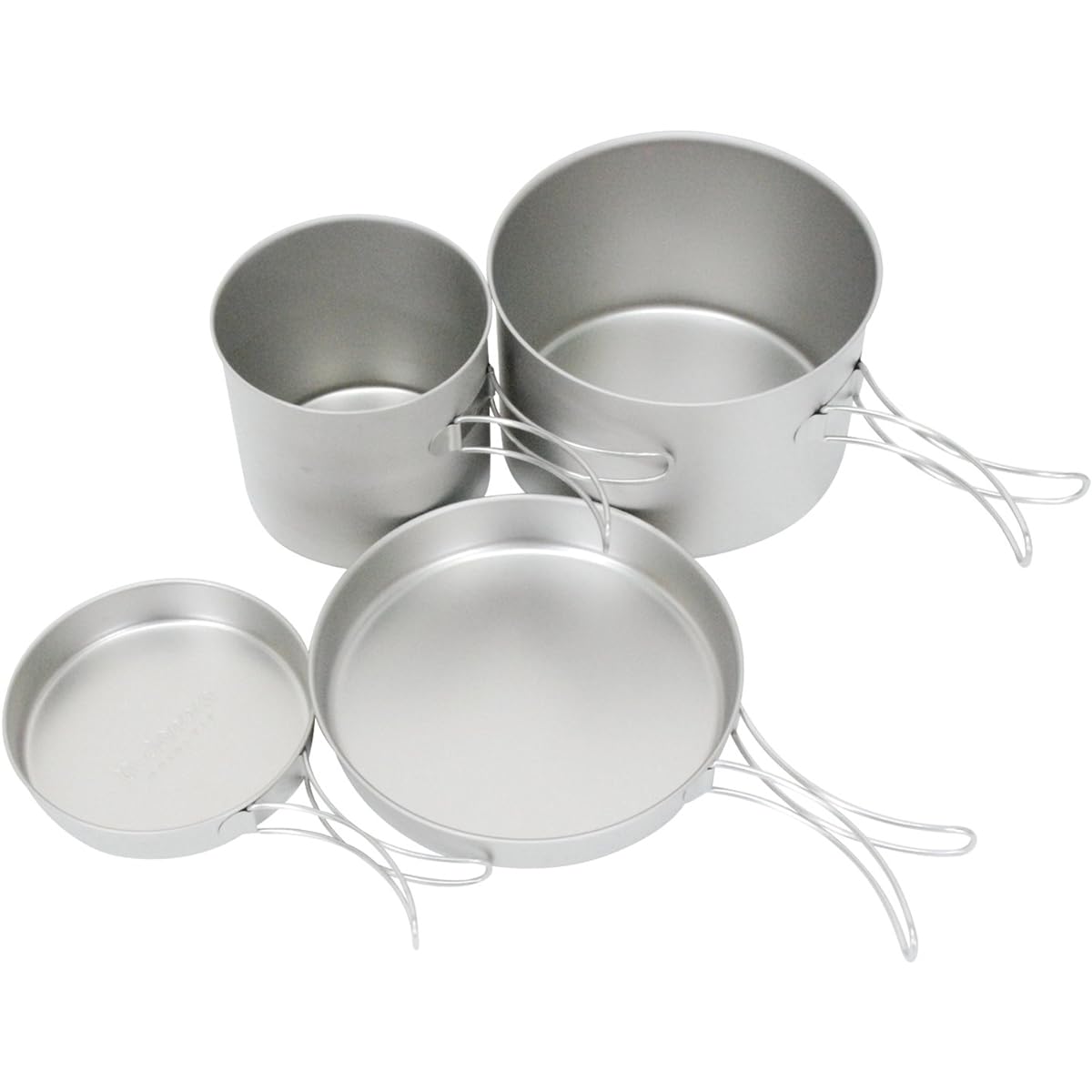 Belmont Titanium Cooker Deep Type 4 Piece Set (with Case) BM-094