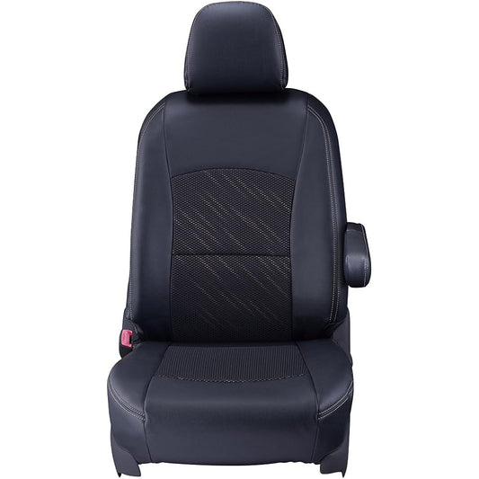 Clazzio Seat Cover Serena C26 Series Late Clazzio Cool Black x Tan Beige Style EN-0575 [17ENC0575KT]