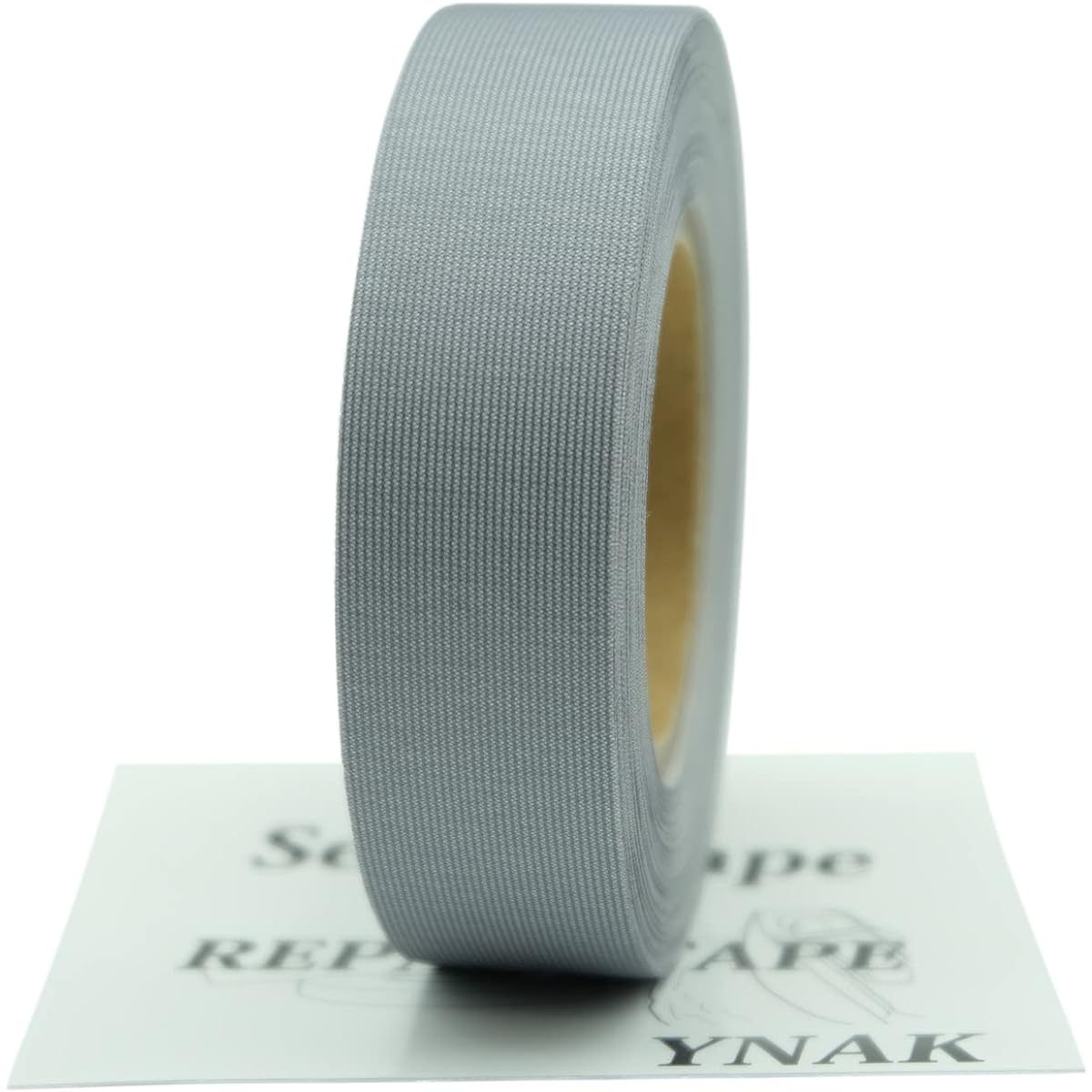 YNAK Seam Tape Tent Backpack Tarp Sheet Rainwear Repair 3 Layer Suitable Seam Repair Waterproof Measures Maintenance Tricot Surface Fabric Iron-on (Thin 0.25mm x Width 25mm x 17m, Gray)