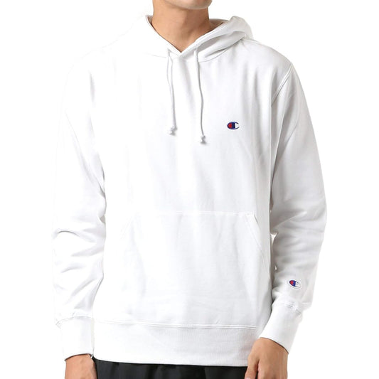 [Champion] (Old Model) Hoodie Sweatshirt Fleece Standard One Point Logo Hooded Sweatshirt C3-C118 Men's