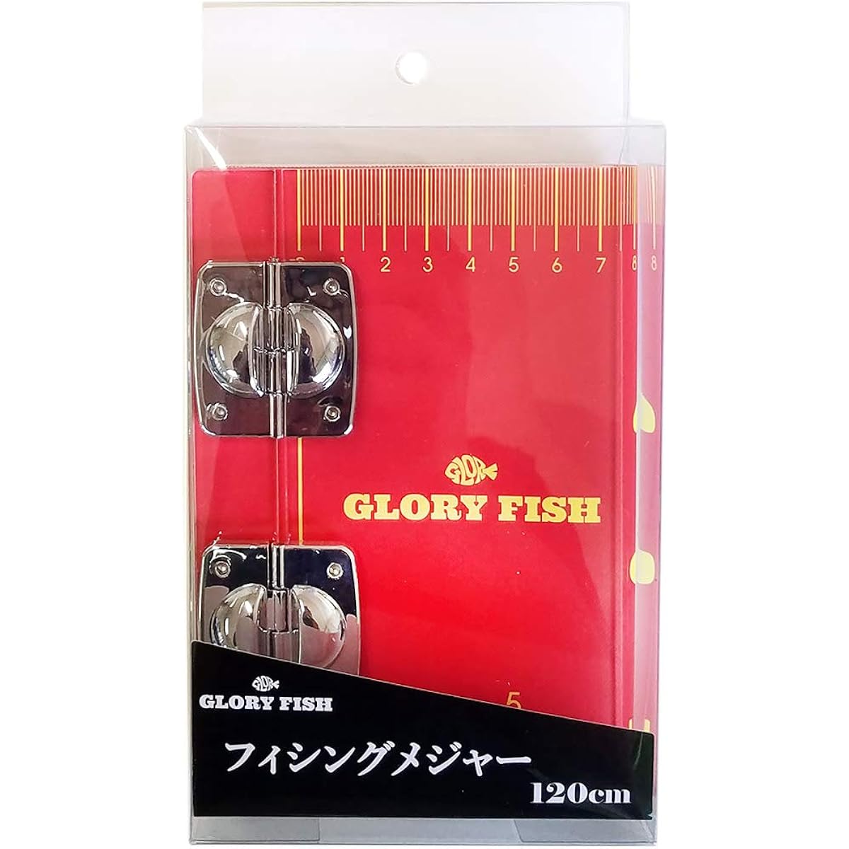 Glory Fish Scale CS-002 Fishing Measure 120cm Red/Yellow