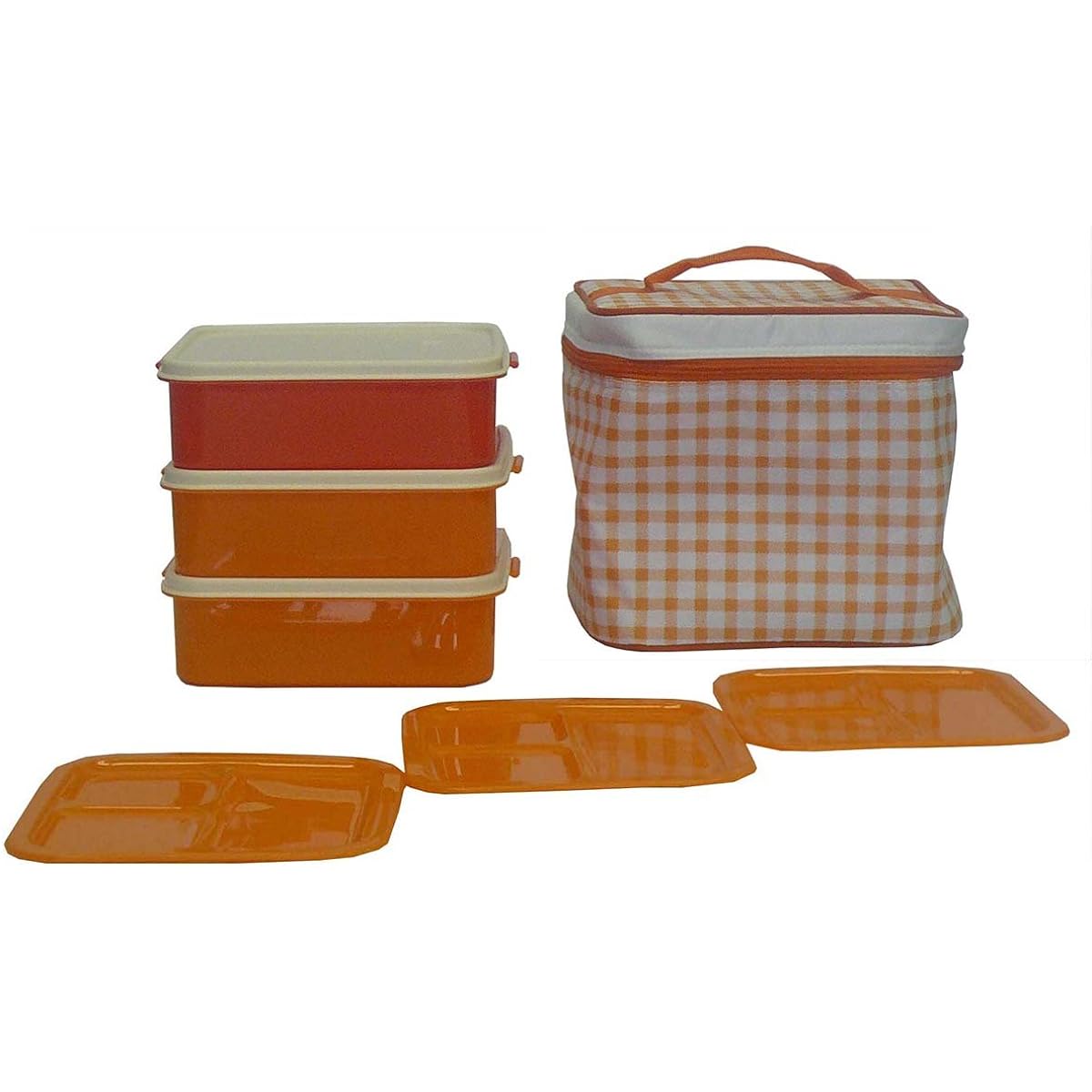 sankoplastic Rio Lunch Box 3 Tiers with Cooling Bag COR