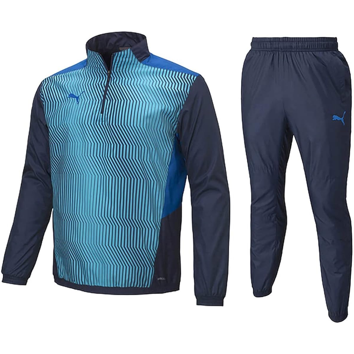 [PUMA] Pullover Windbreaker Piste Top/Pants Top and Bottom Set 657729/657730 Lining: Brushed tricot