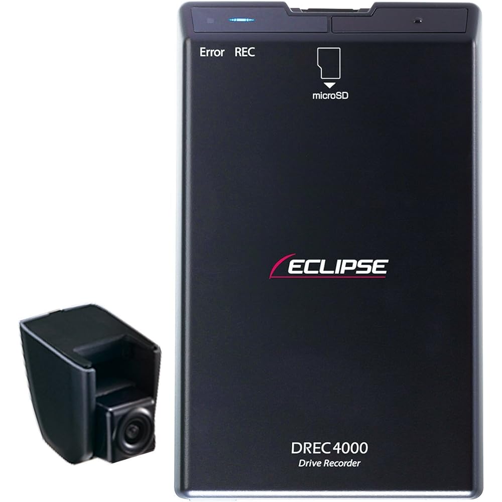 DENSO TEN Drive Recorder ECLIPSE DREC4000 Camera body separate type CMOS image sensor & HDR equipped 1 million pixels Made in Japan ECLIPSE DENSO TEN