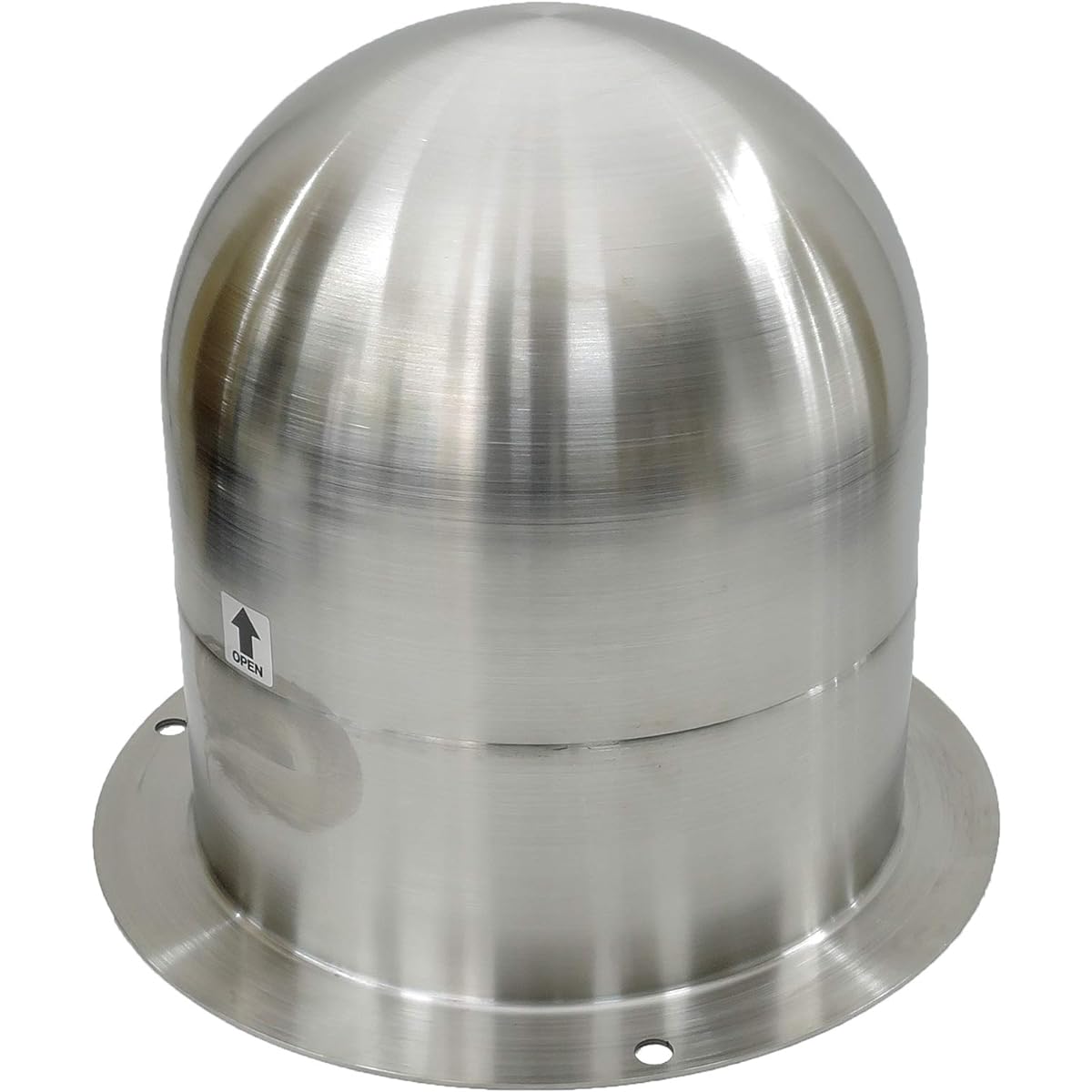Fukunishiimono Stainless steel faucet box, cylindrical dome shape, SF-BS-2DH, for exposed above the floor