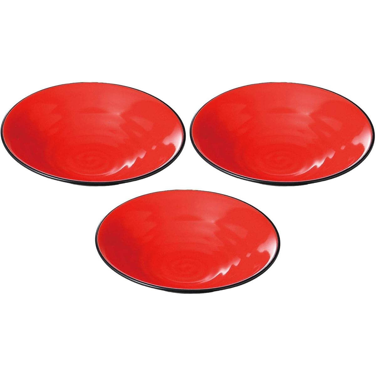 Set of 3 Shu Tenmoku 8.0 bowl [26.2 x 7cm] [Large bowl]