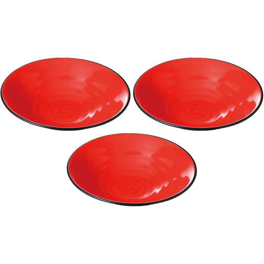 Set of 3 Shu Tenmoku 8.0 bowl [26.2 x 7cm] [Large bowl]