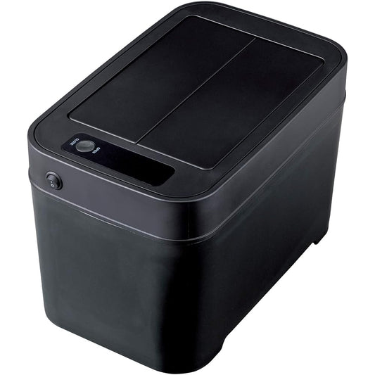 SEIWA Car Supplies Trash Can Smart Dust Box 4.5L Black WA69 Automatic Open/Close Infrared Sensor Battery Operated