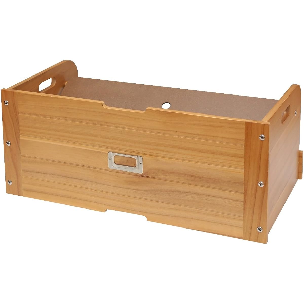Osmak Shoe Box Lower Storage Box Light Brown 52cm Width Shoes Disaster Prevention Supplies GKS-520LB