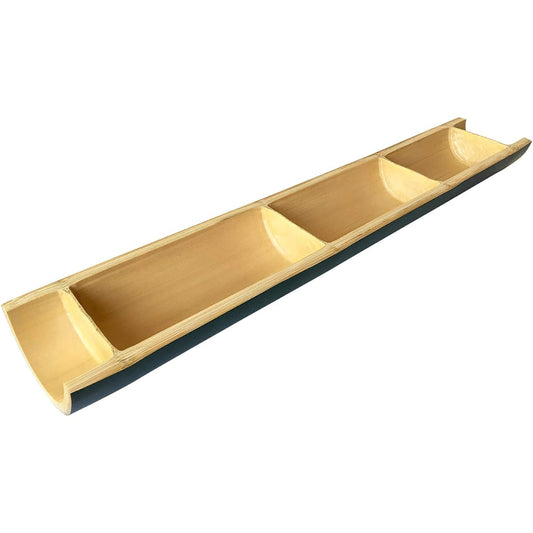 Yamashita Craft Made in Japan Blue Painted Half Plate for 3 People 28419000