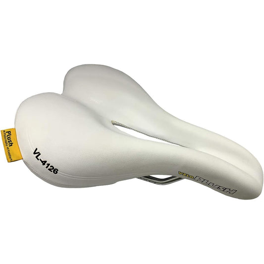 VELO Plush VL-4126 Saddle for Women WHITE SL-OTR-M008