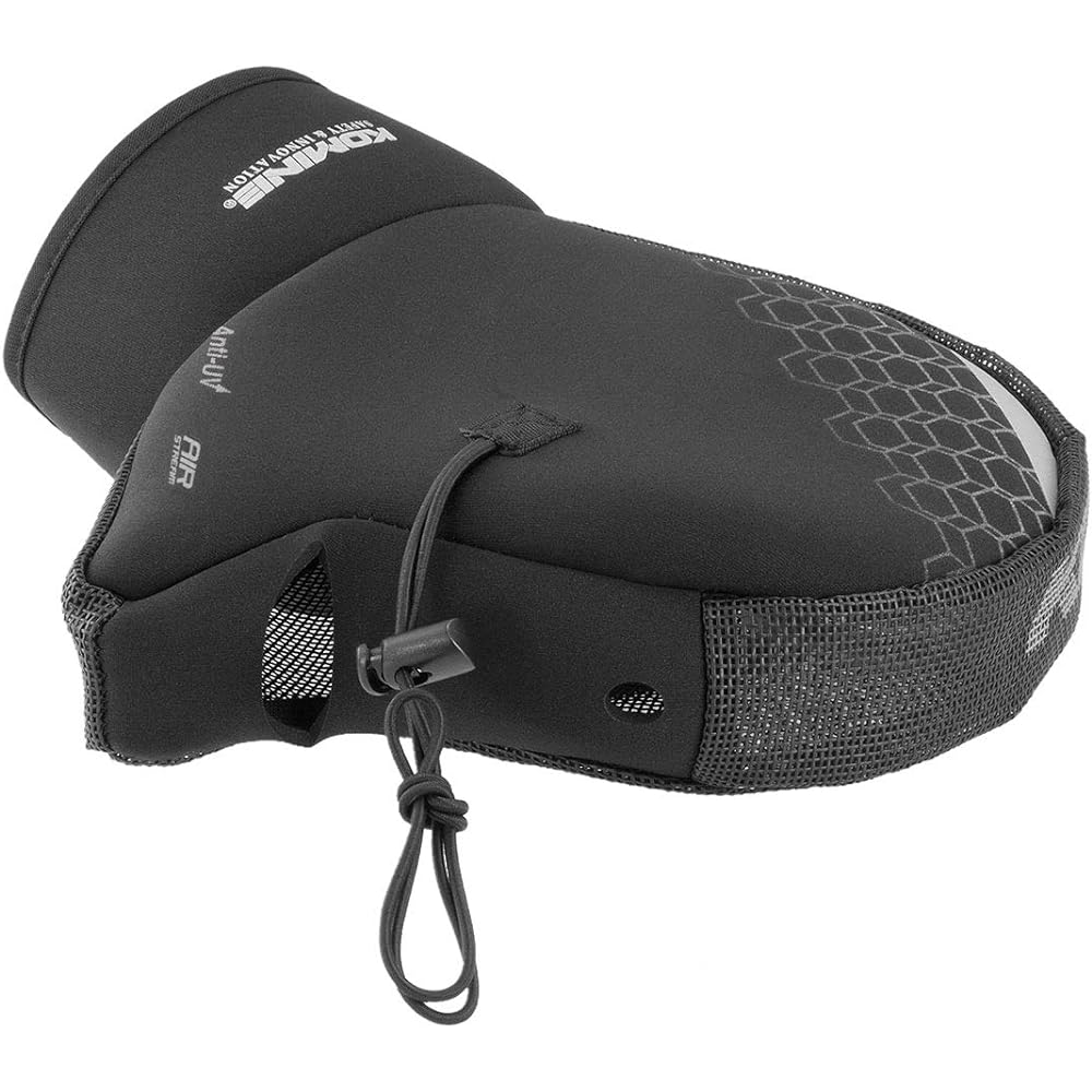 Komine Air Through Handle Cover for Motorcycles Black Free AK-349 13006