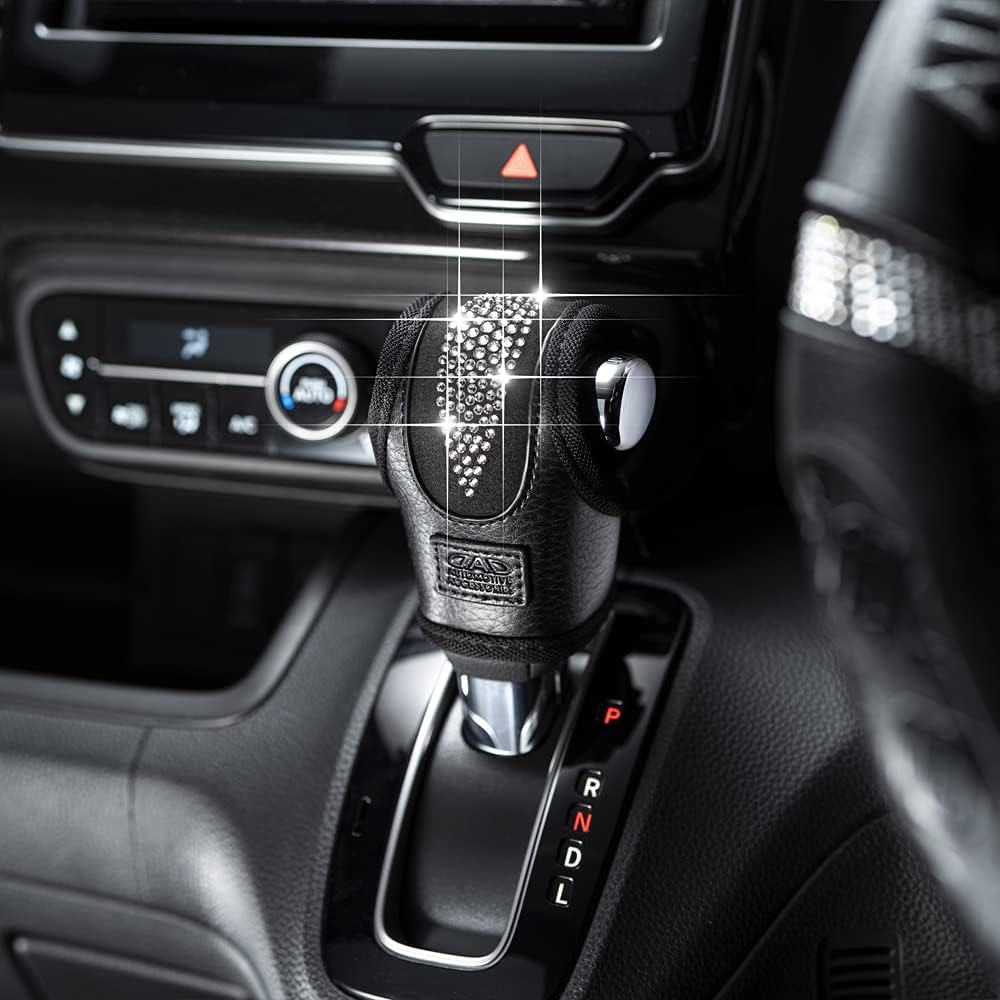 DAD Garcon D.A.D Leather Shift Knob Cover EXE [Crystal] General Purpose Type for Automatic Cars GARSON