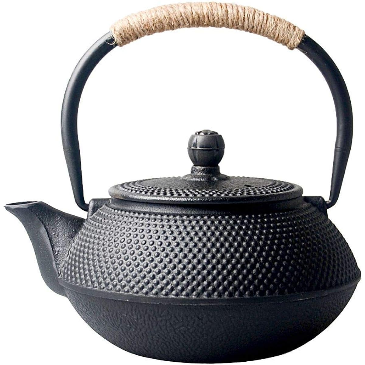 Iron kettle, iron teapot, ironware, no enamel, stylish, iron supplement, IH, open fire compatible, 600ml